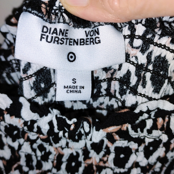 Diane Von Fristenburg Summer Printed Maxi Dress Adjustable Straps Size Small - Picture 7 of 8